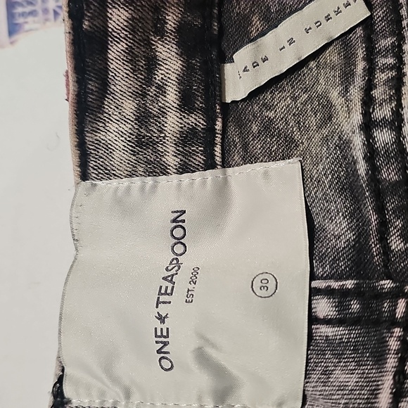 One Teaspoon Multicolor Sunset Acid Skinny Jeans Size 30 - Picture 5 of 8